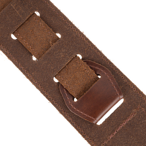 Souldier Torpedo 2.5" Guitar Strap - "Young" Peace Dove Brown and White