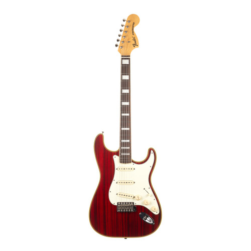 Used Fender 1968 Zebrawood Custom Stratocaster ST68-HO Trans Cherry 2006