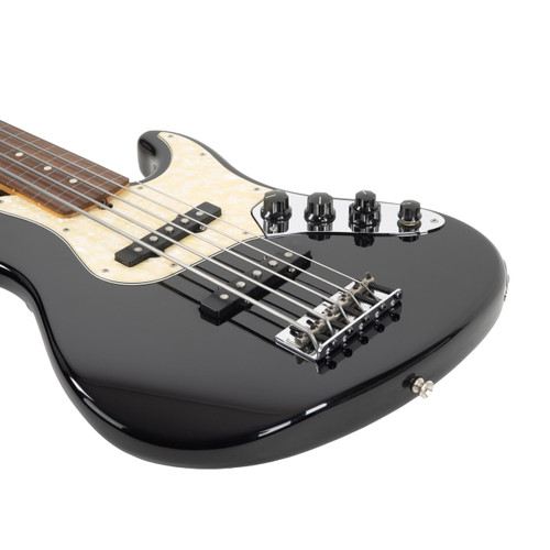 Used Fender Fretless Jazz Bass Deluxe V 5-String Black 1996
