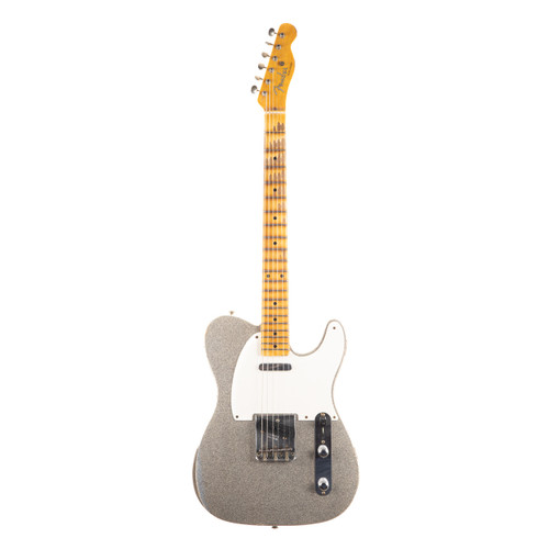 Used Fender Custom Shop 1955 Telecaster Relic - Aged Silver Sparkle