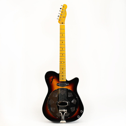 Fender Reso-Tele Resonator Acoustic Electric Guitar 3 Tone Sunburst
