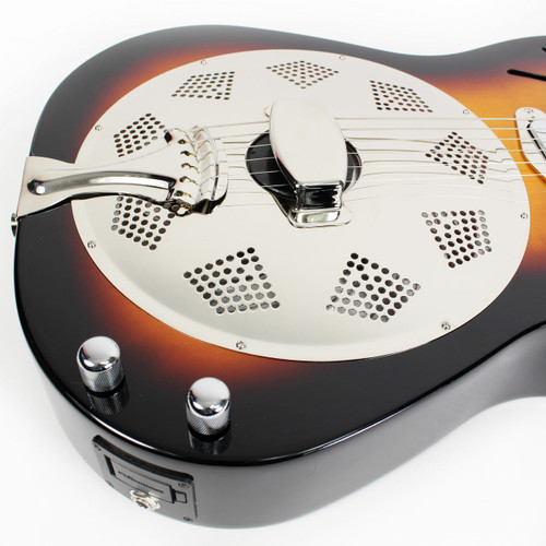Fender Reso-Tele Resonator Acoustic Electric Guitar 3 Tone Sunburst