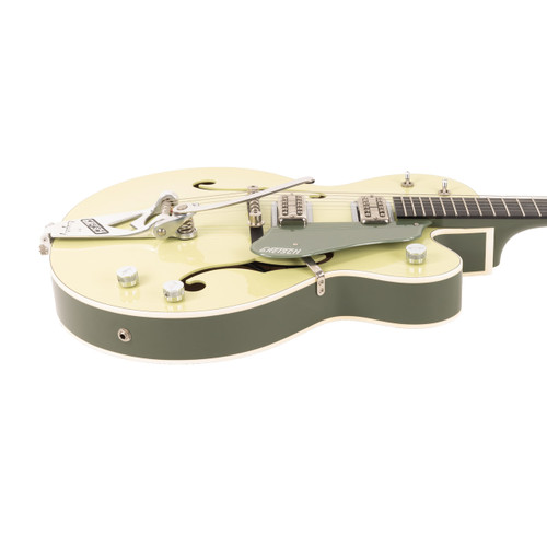 Used Gretsch G6118T Anniversary Two Tone Smoke Green 2012