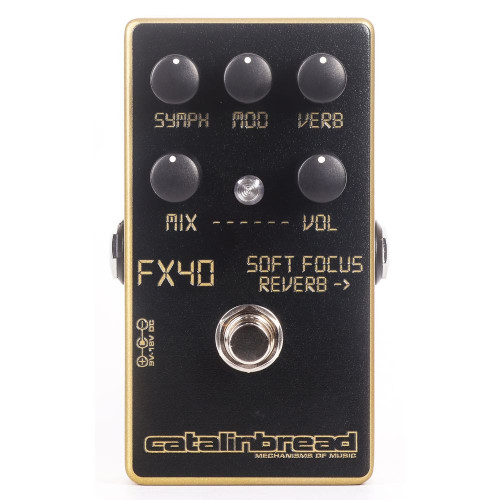Catalinbread Limited Edition Soft Focus Reverb Pedal - Gold