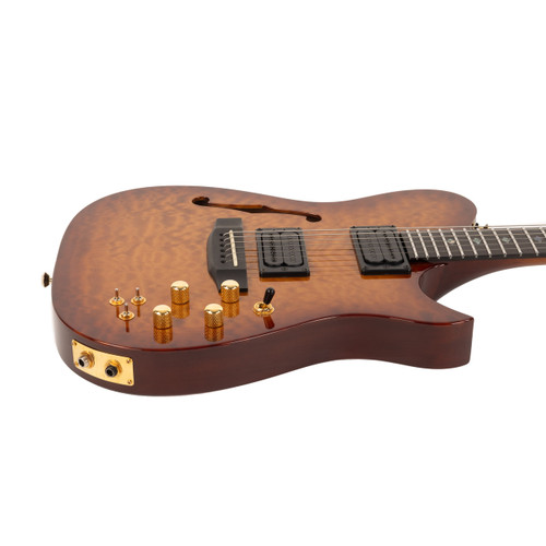 Used Carvin AE185 Quilted Maple Sunset Burst 2010