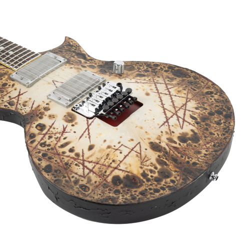 Used ESP E-II RZK-II Richard ZK Distressed & Burnt 2010 | Cream