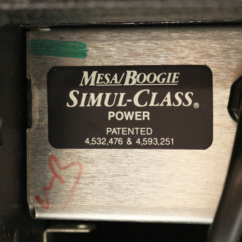 Vintage Mesa Boogie Mark III Simul-Class 85W Tube Amp Head Green Stripe 1989