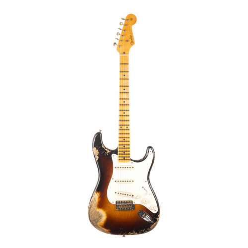 Used Fender Custom Shop Wildwood 10 '55 Relic Stratocaster Sunburst 2021
