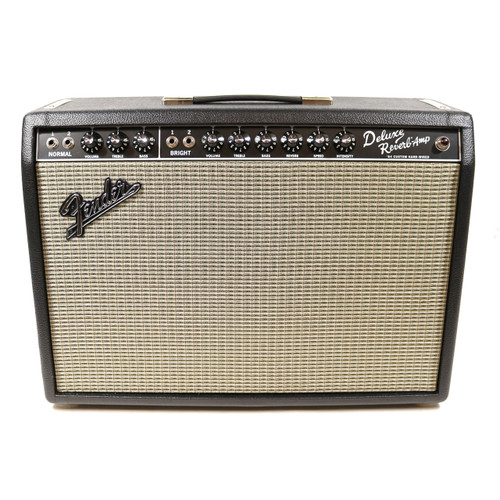 Used Fender ’64 Custom Deluxe Reverb 20W 1x12 Tube Combo Amp 2023