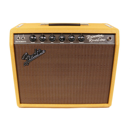 Used Fender '65 Princeton Reverb FSR 12W 1x12 Tube Combo Amp Laquered Tweed 2023