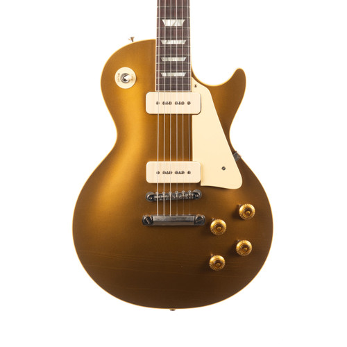 Gibson Custom 1956 Les Paul Standard All Gold Ultra Light Aged - Double Gold