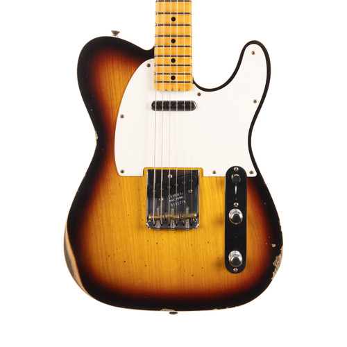 Used Fender Custom Shop Tomatillo Telecaster Custom - Bleached 3-Color Sunburst