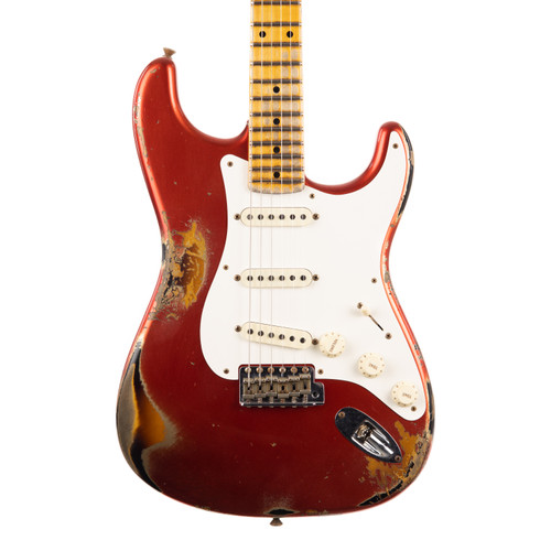 Used Fender Custom Shop '56 Stratocaster Heavy Relic - Super Faded Candy Apple Red