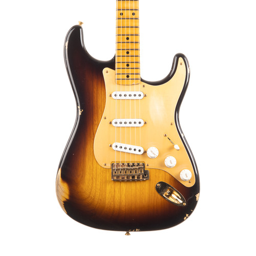 Used Fender Custom Shop 1955 Bone Tone Stratocaster Limited - 2-Color Sunburst