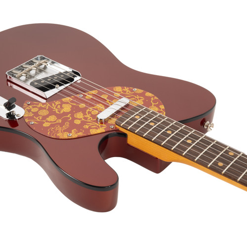 Used Fender Limited Edition Raphael Saadiq Telecaster Rosewood - Dark Metallic Red