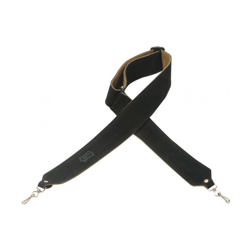 Levy's M9S-BLK Suede Banjo Strap 2" Suede Backing - Black