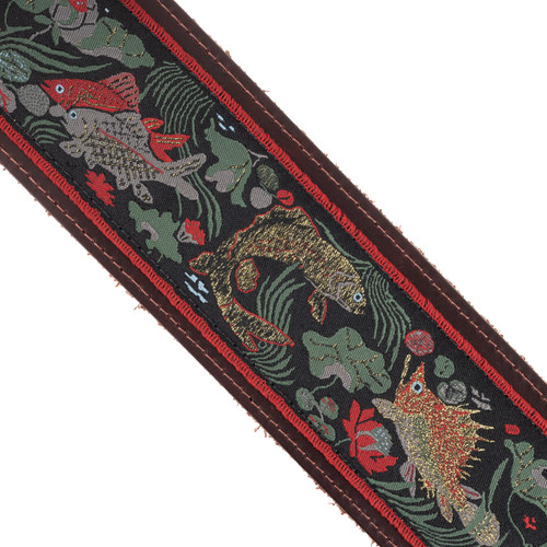 Souldier Torpedo 2.5" Guitar Strap - "Koi" Mahogany