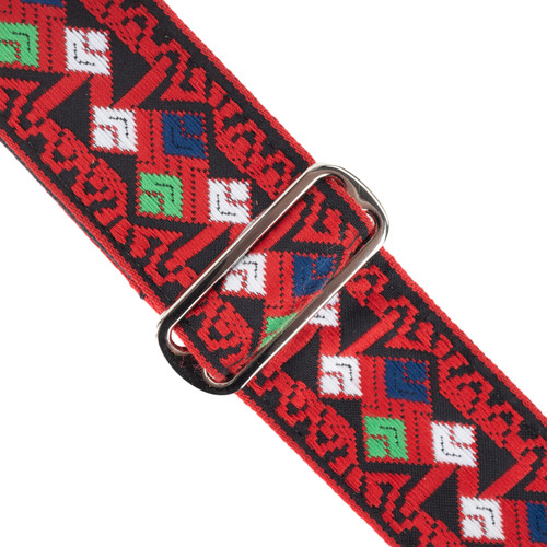 Souldier 2" Guitar Strap - "Clapton" Red Pattern