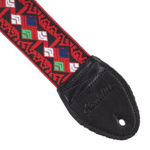 Souldier 2" Guitar Strap - "Clapton" Red Pattern