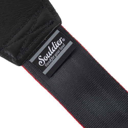 Souldier 2" Guitar Strap - "Clapton" Red Pattern