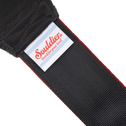 Souldier 2" Guitar Strap - "Dresden Star" Red