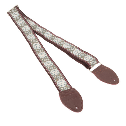 Souldier 2" Guitar Strap - "Medallion" Maroon