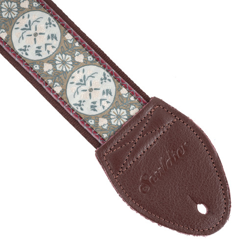 Souldier 2" Guitar Strap - "Medallion" Maroon