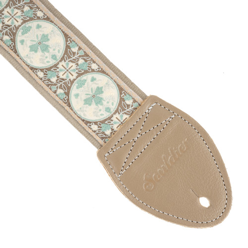 Souldier 2" Guitar Strap - "Medallion" Taupe