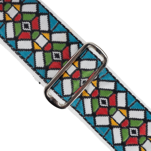 Souldier 2" Guitar Strap - "Stained Glass" Blue