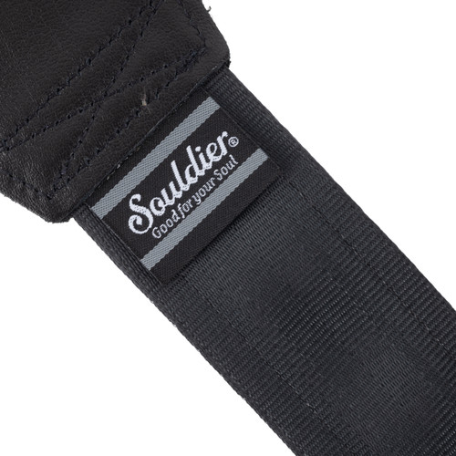 Souldier 2" Guitar Strap - "Ellington" Black and Tan