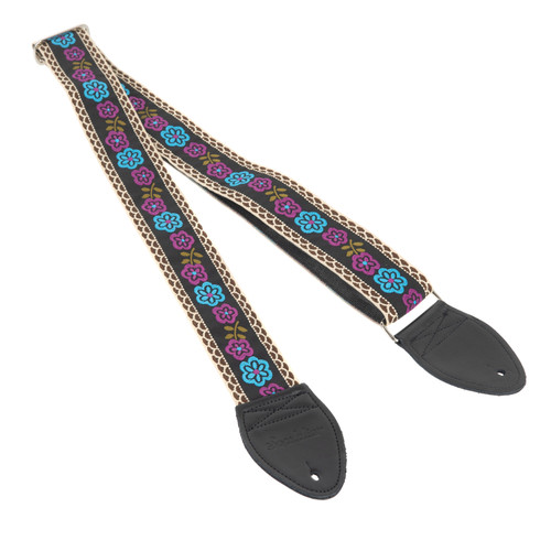 Souldier 2" Guitar Strap - "Marigold" Turquoise