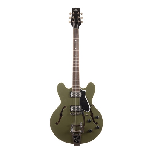 Heritage H-535 Standard Factory Special with Bigsby - Olive Drab
