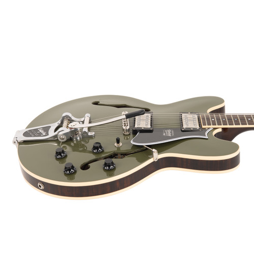 Heritage H-535 Standard Factory Special with Bigsby - Olive Drab 1231022