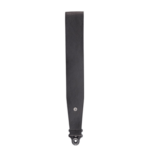D'Addario Comfort Leather Auto Lock Guitar Strap 3" - Black