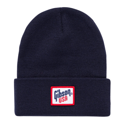 Gibson USA Cuffed Beanie Hat - Blue