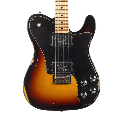Fender Custom Shop 1976 Telecaster Deluxe Relic Maple - 3 Tone Sunburst