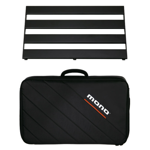 Mono Cases Pedalboard Rail with Stealth Club Case - Medium