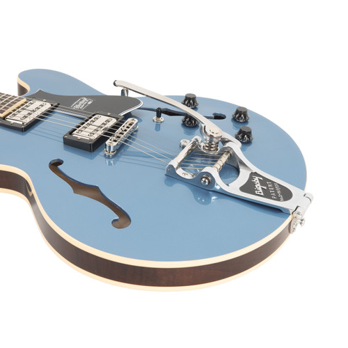Heritage H-535 Standard Semi Hollow with Lollartron Pickups - Pelham Blue