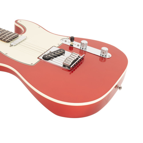 Used Fender American Deluxe Telecaster Chrome Red 2005