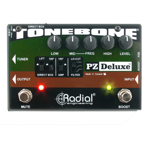 Radial Engineering PZ-Deluxe Acoustic Instrument Preamp Pedal
