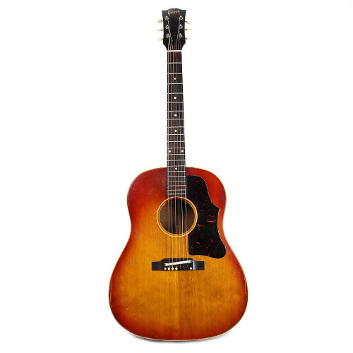 Vintage 1964 Gibson J-45 Dreadnought Acoustic Guitar Sunburst Finish
