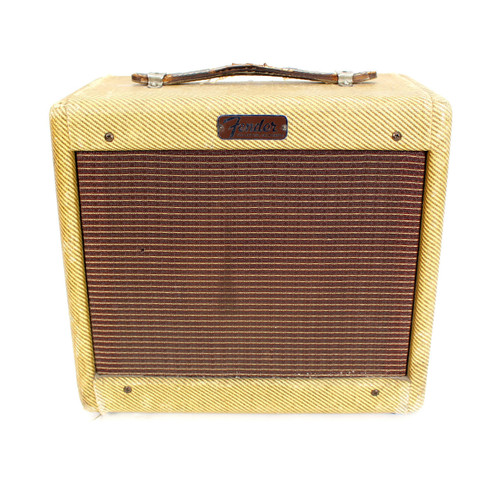 Vintage 1956 Narrow Panel Fender Champ 5W 1x6 Tube Combo Amp