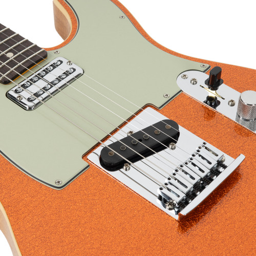 Fender Custom Shop Dual Stack HS Telecaster Lush Closet Classic - Orange Sparkle