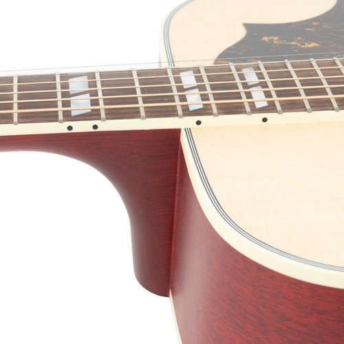 Gibson Country Western Studio Natural Top Cherry Back - Satin