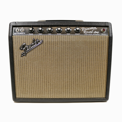 Vintage Fender Princeton Reverb 12W 1x10 Tube Combo Amp 1966