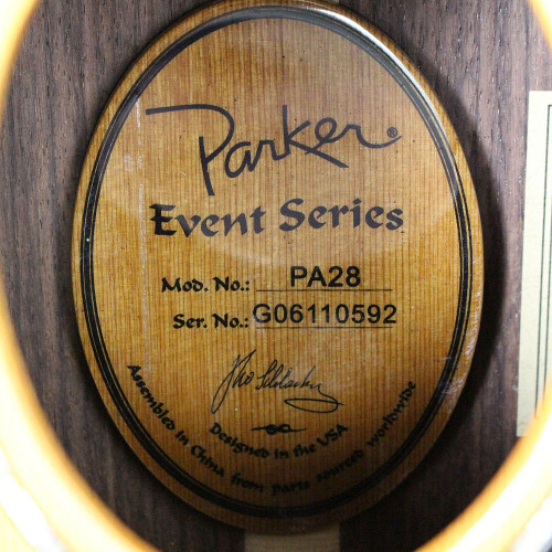 Parker PA28 Acoustic Guitar Natural Finish