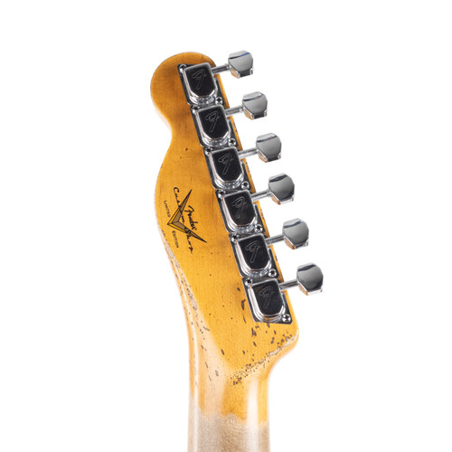 Fender Custom Shop Telecaster Custom Super Heavy Relic - Aged Inca Silver Burst