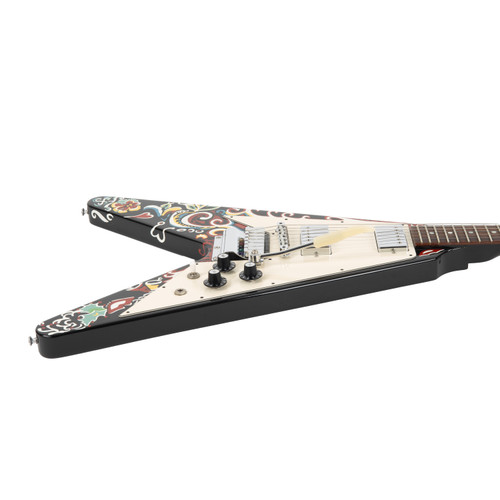 Used Gibson Custom Jimi Hendrix Psychedelic Flying V 2005