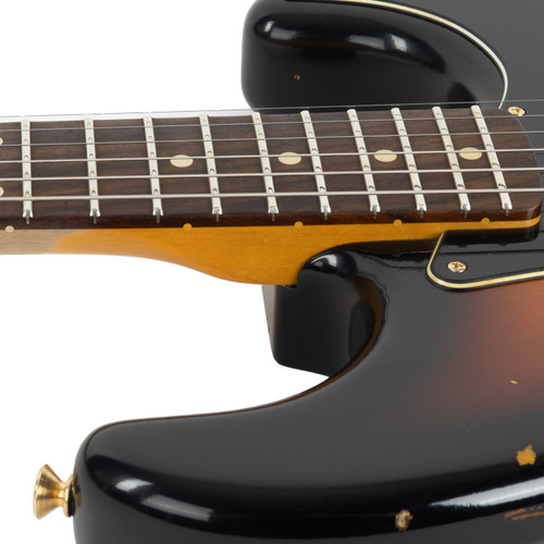 Used Fender Custom Shop Stevie Ray Vaughan Signature Stratocaster Relic Sunburst 2021