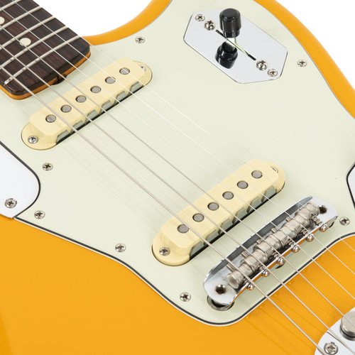Used Fender Johnny Marr Jaguar Fever Dream Yellow 2022